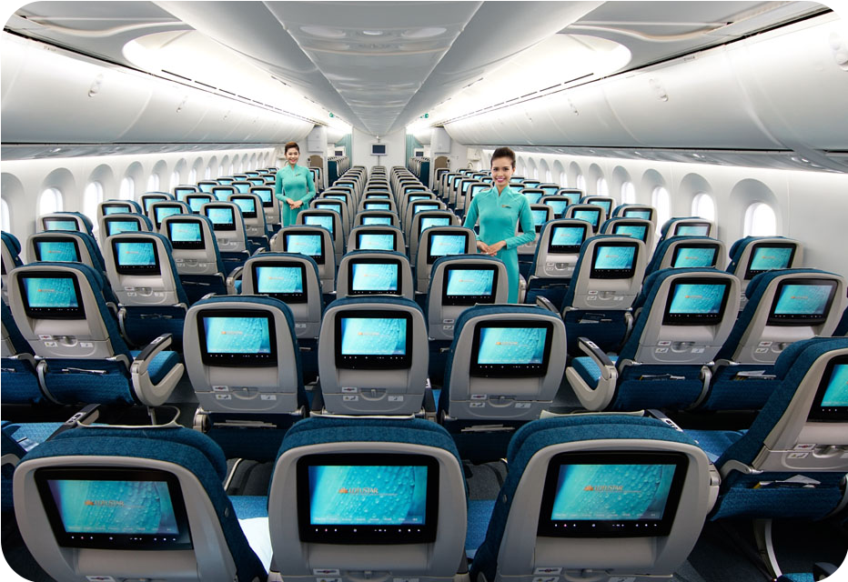 Vietnam airlines ベトナム航空　国際線　機内　ブランケット エコノミークラス | Vietnam Airlines